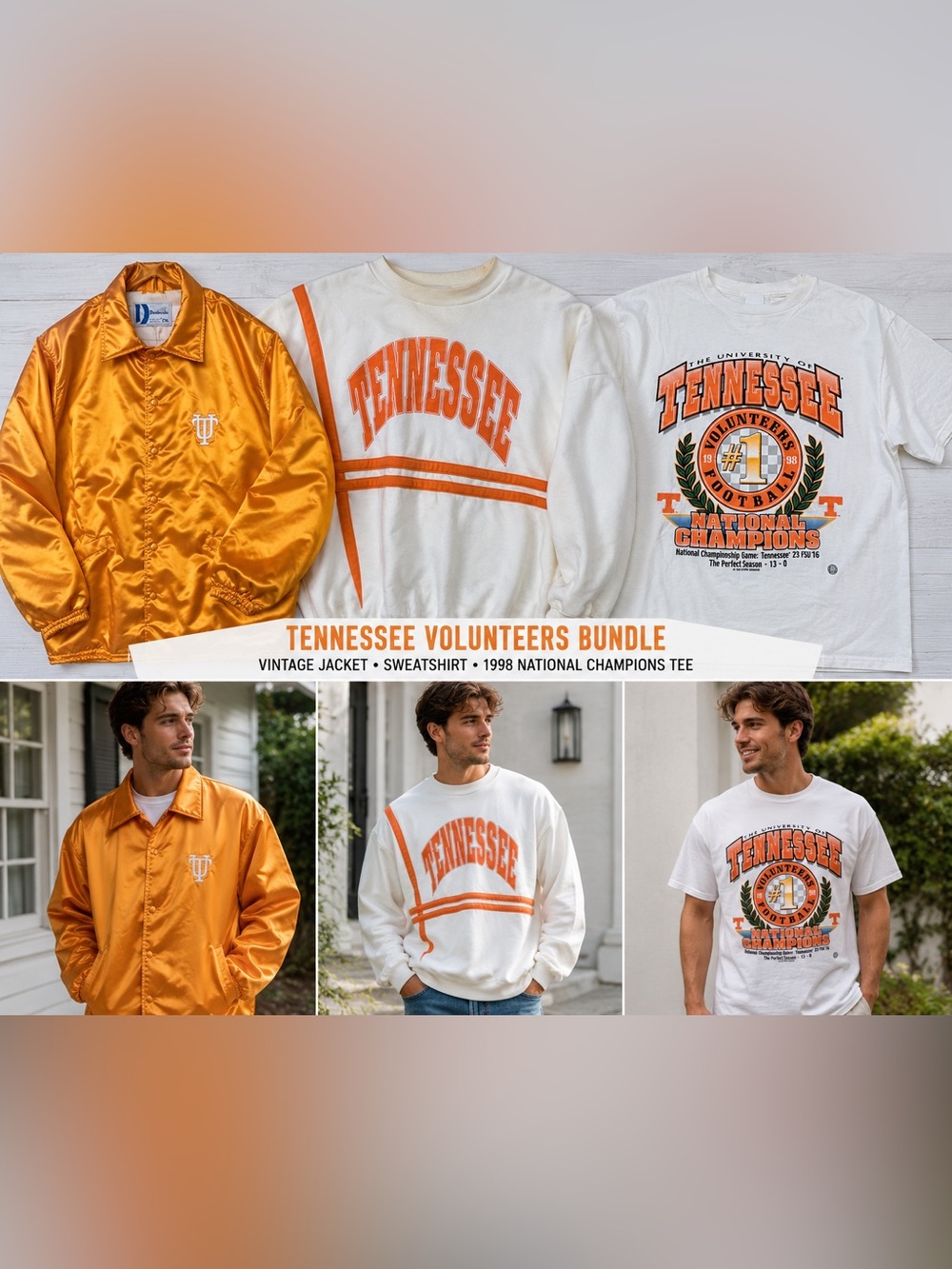 Vintage Tennessee Volunteers Vols Bundle